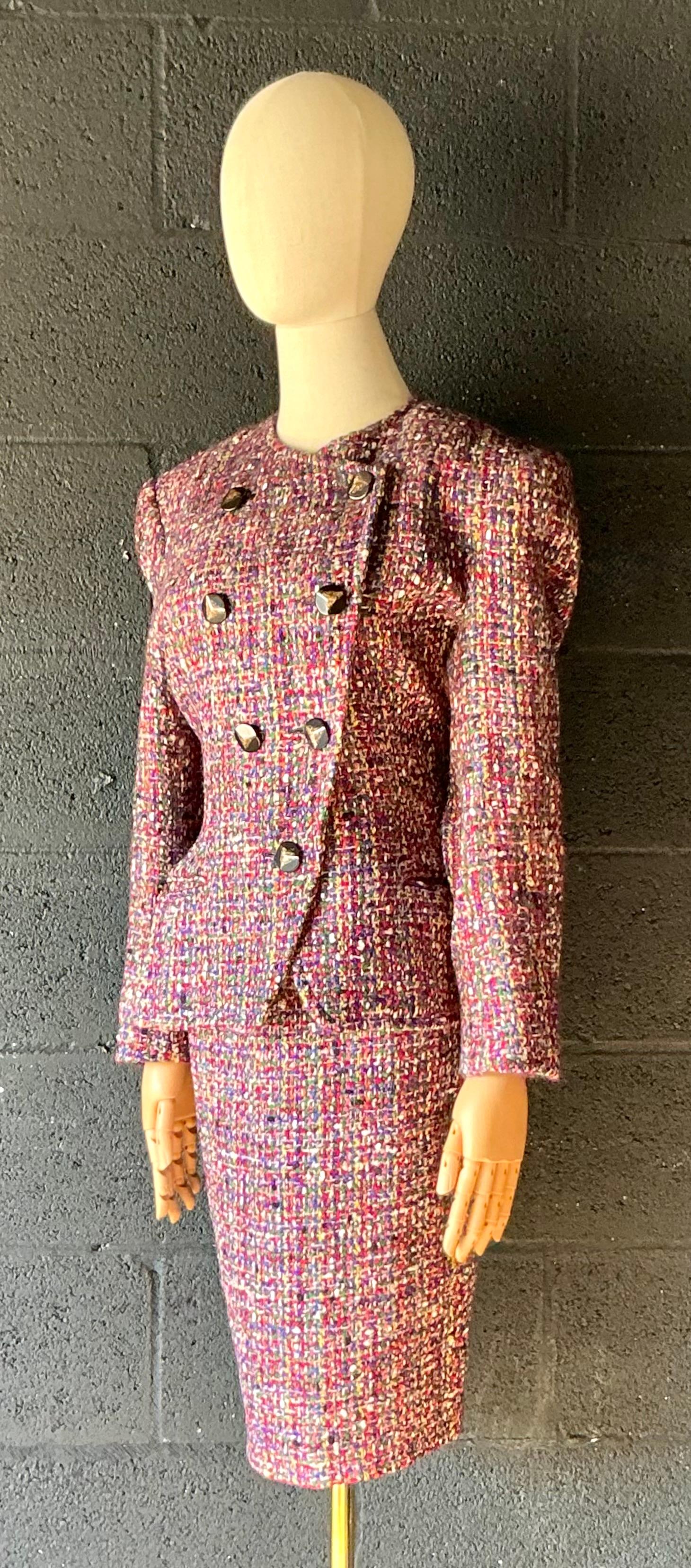 Ensemble deux pièces vintage Guy Laroche avec blazer et jupe en vente 1