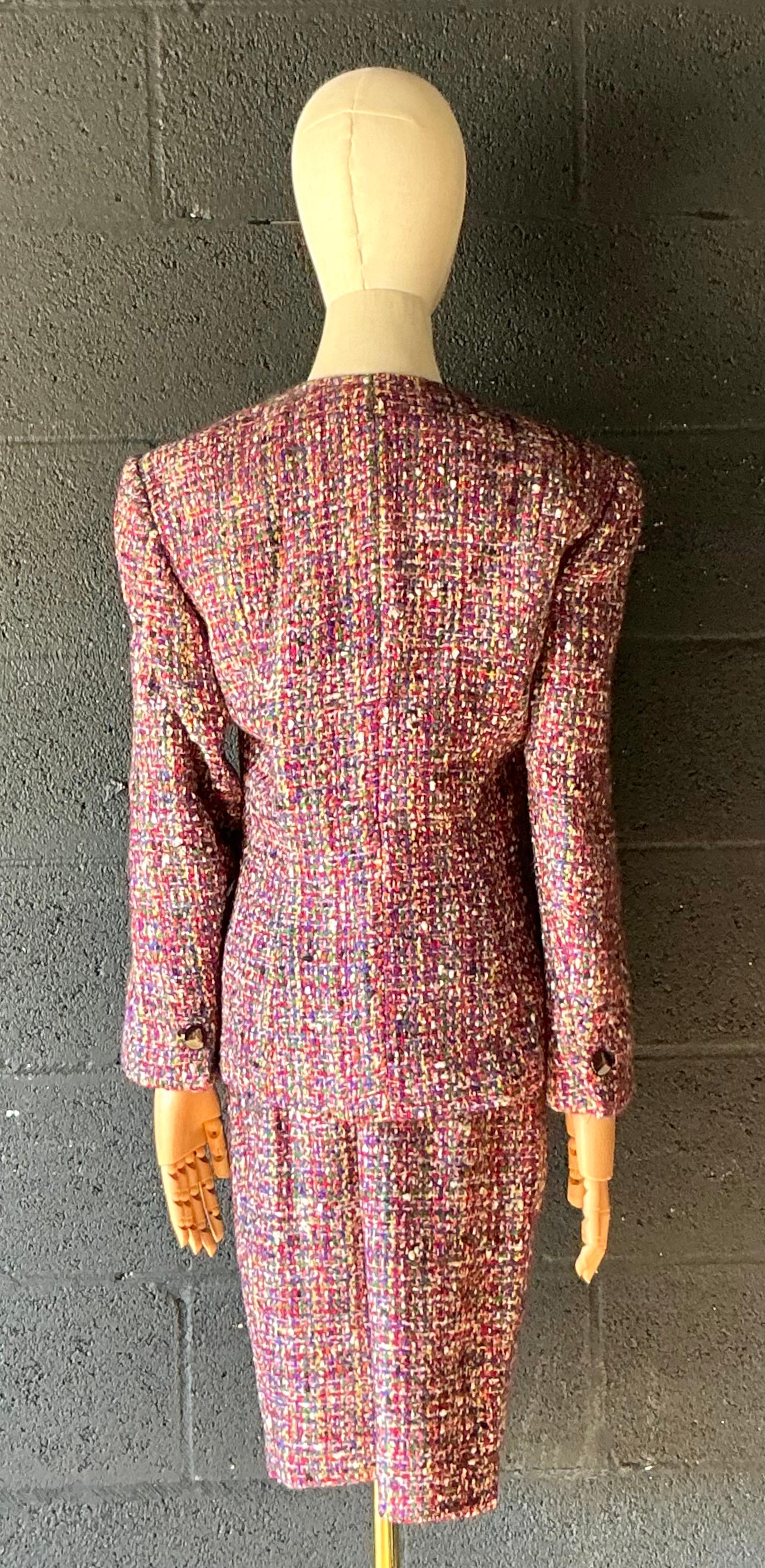 Ensemble deux pièces vintage Guy Laroche avec blazer et jupe en vente 2