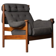 Vintage Guy Rogers 'Santa Fe' Armchair with Bouclé Upholstery, 1960s