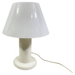 Vintage Guzzini Table Lamp White, by Harvey Guzzini for iGuzzini