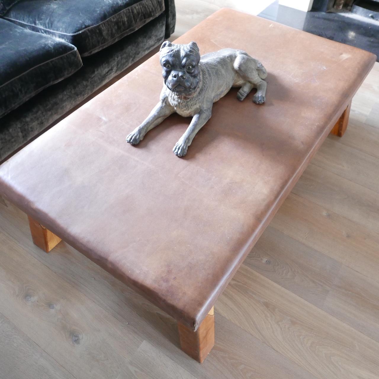 Industrial Vintage Gym Bench Coffee Table