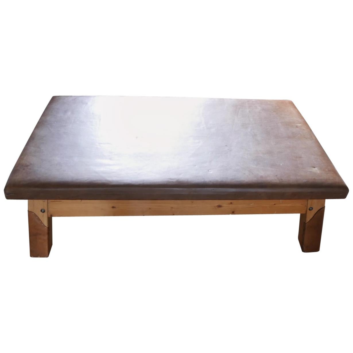 Vintage Gym Bench Coffee Table