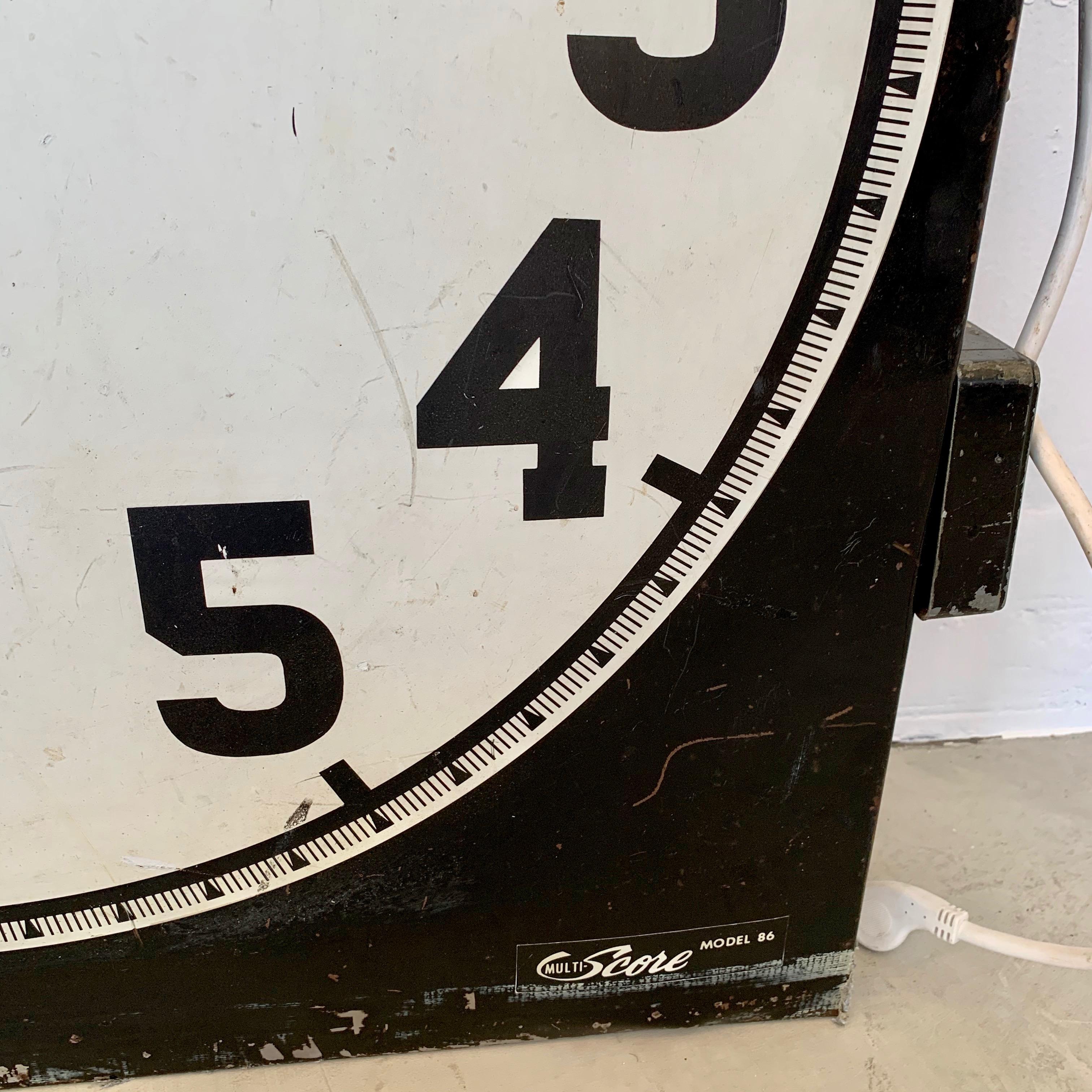 Late 20th Century Vintage Gymnasium Clock