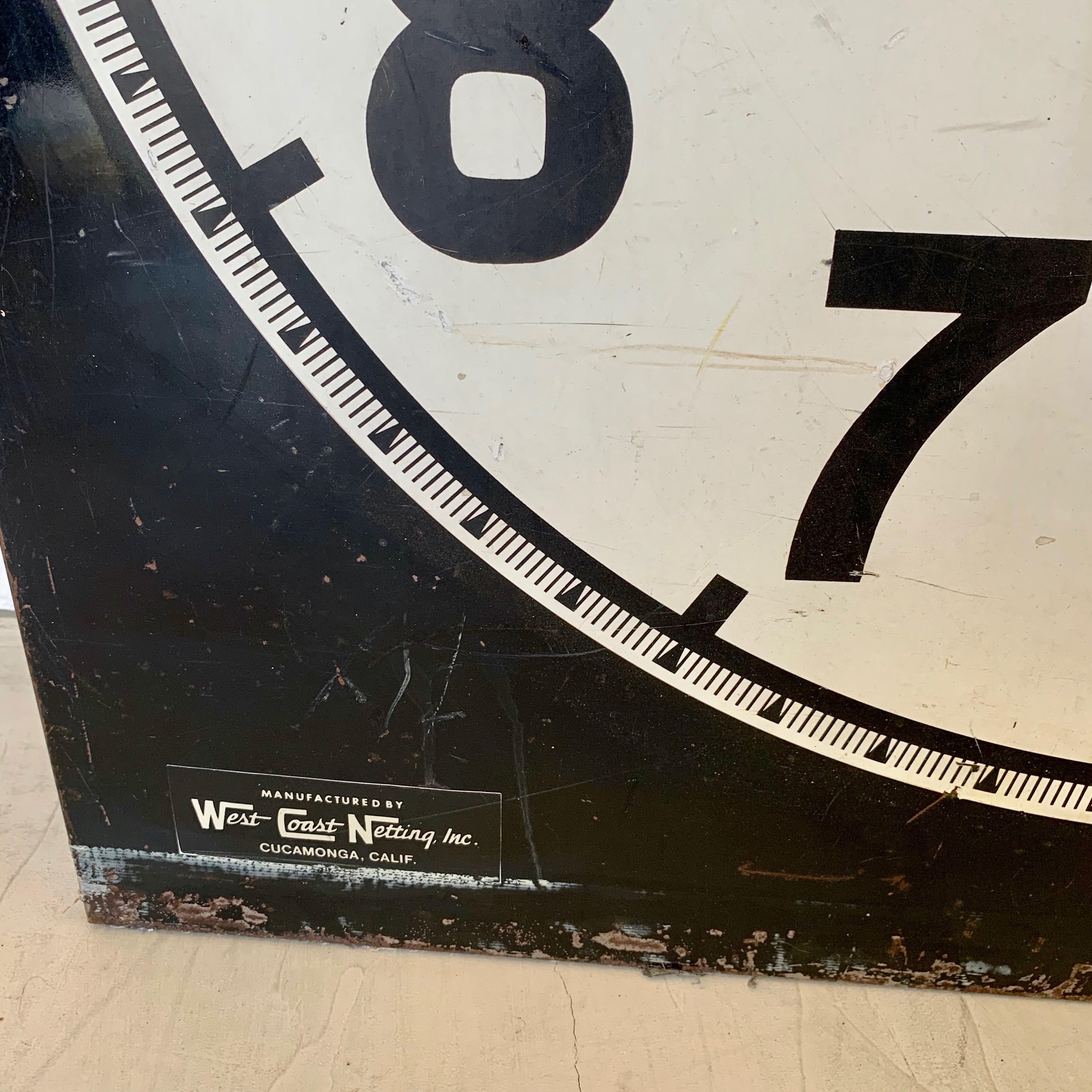 Metal Vintage Gymnasium Clock