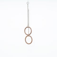 Vintage Gymnastic Rings in Wood, circa 1950