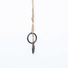 Vintage Gymnastic Rings in Wood, circa 1950
