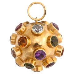 Vintage H. Stern Multi Gem Sputnik Pendant