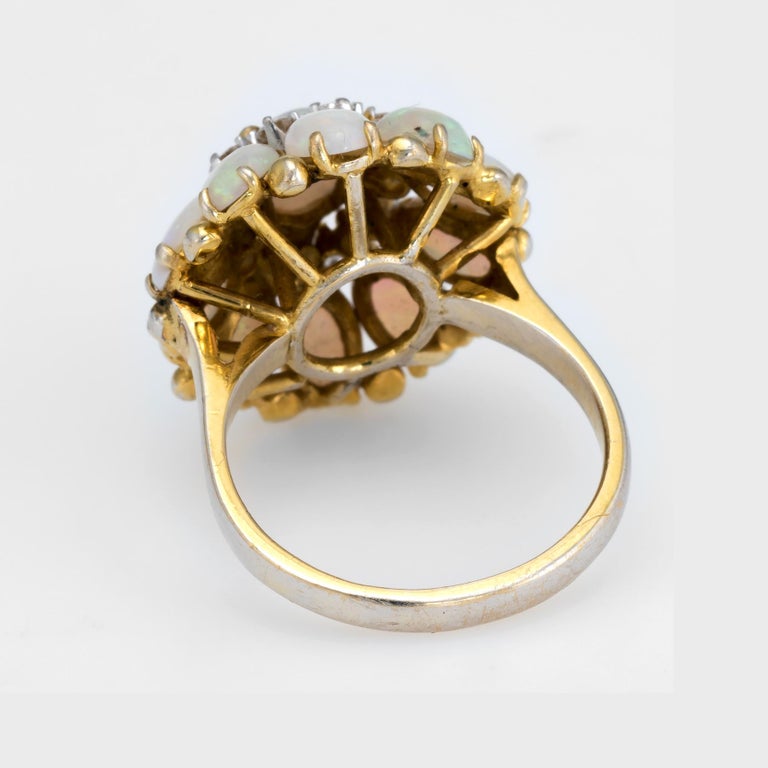 Vintage H Stern Opal Diamond Ring 18 Karat Gold Cocktail Jewelry Estate ...