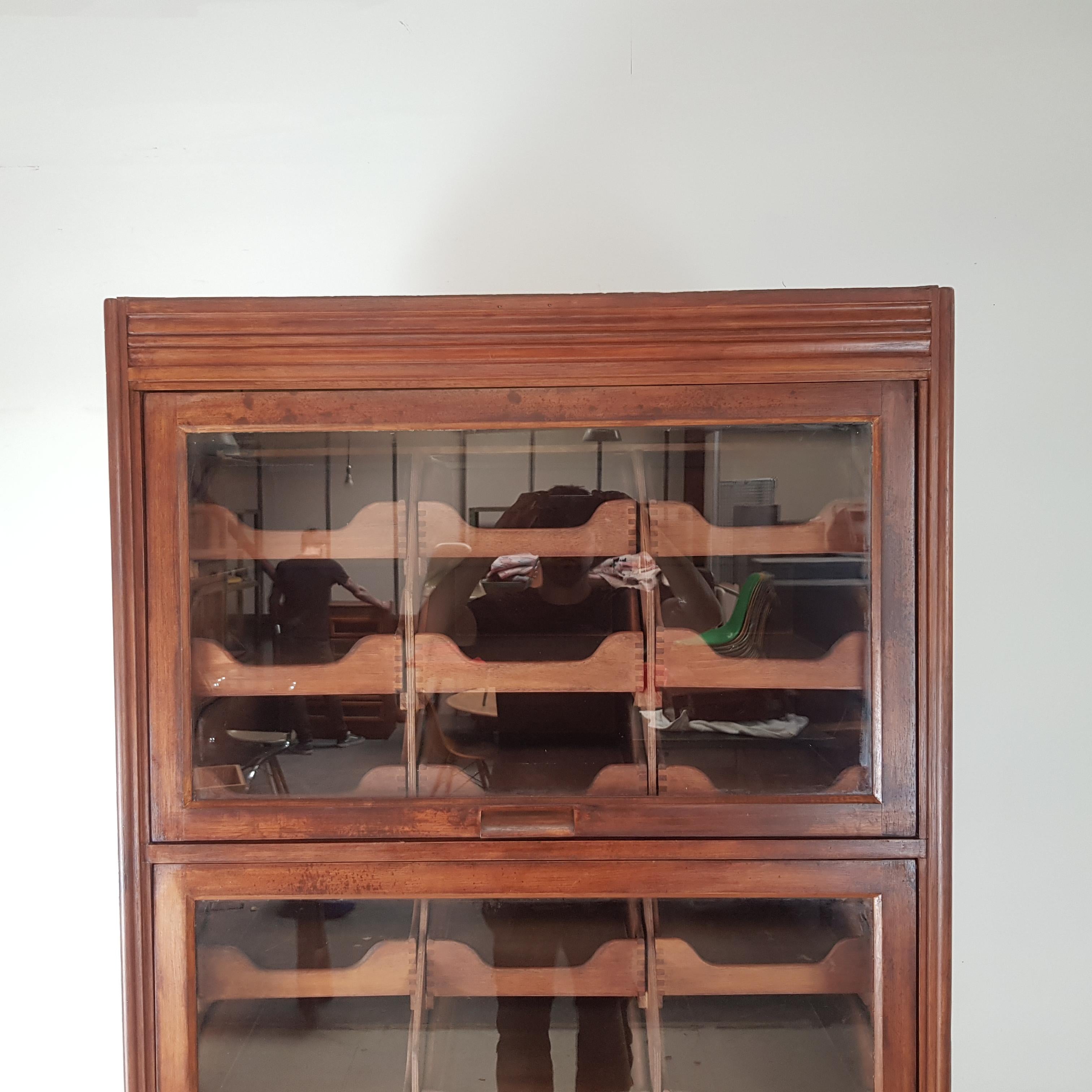 English Vintage Haberdashery Cabinet Shop Display