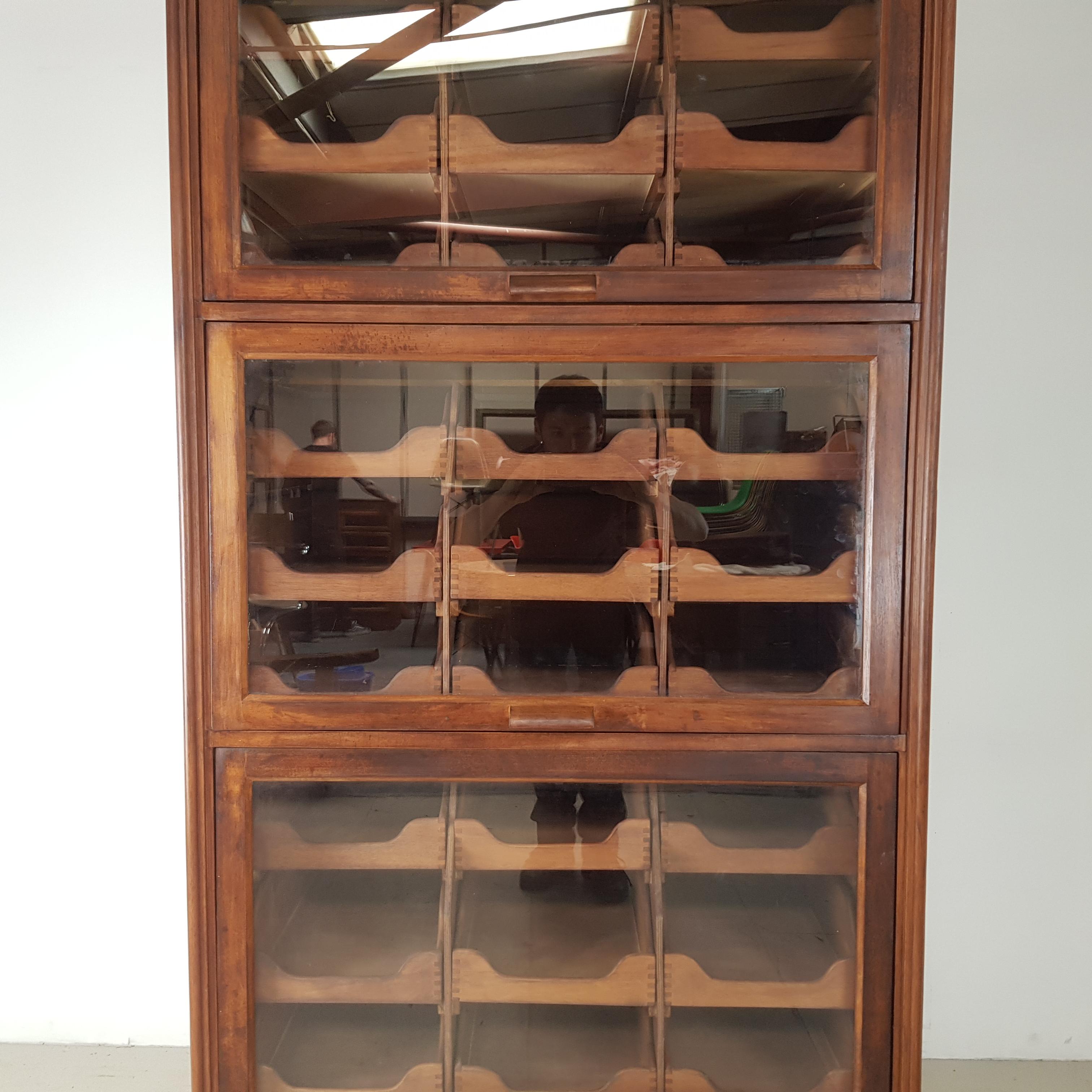 Vintage Haberdashery Cabinet Shop Display In Good Condition In Lewes, East Sussex