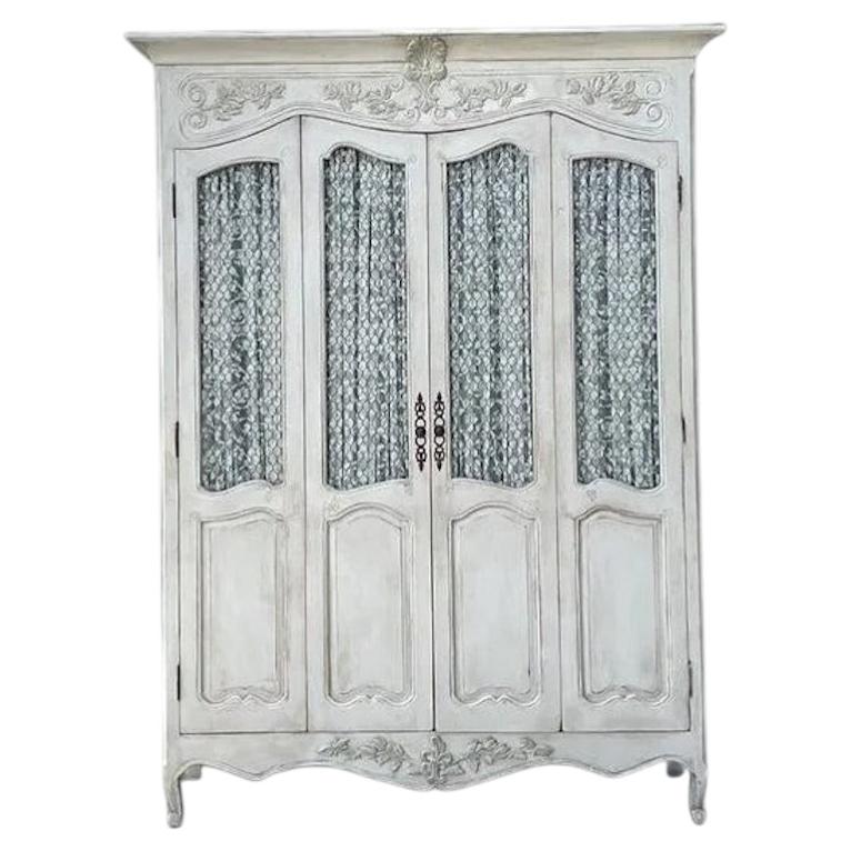 Vintage Habersham Louis XV Bibliotheque For Sale