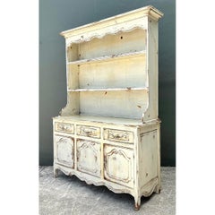 Vintage Habersham Plantation Patinated Hutch