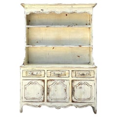 Vintage Habersham Plantation Patinated Hutch