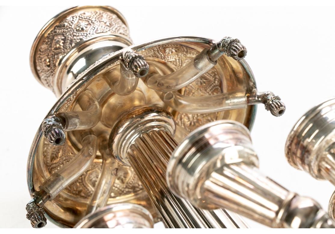 Vintage Hadad Sterling Silver Kiddush Wine Fountain with 8 Cups 5