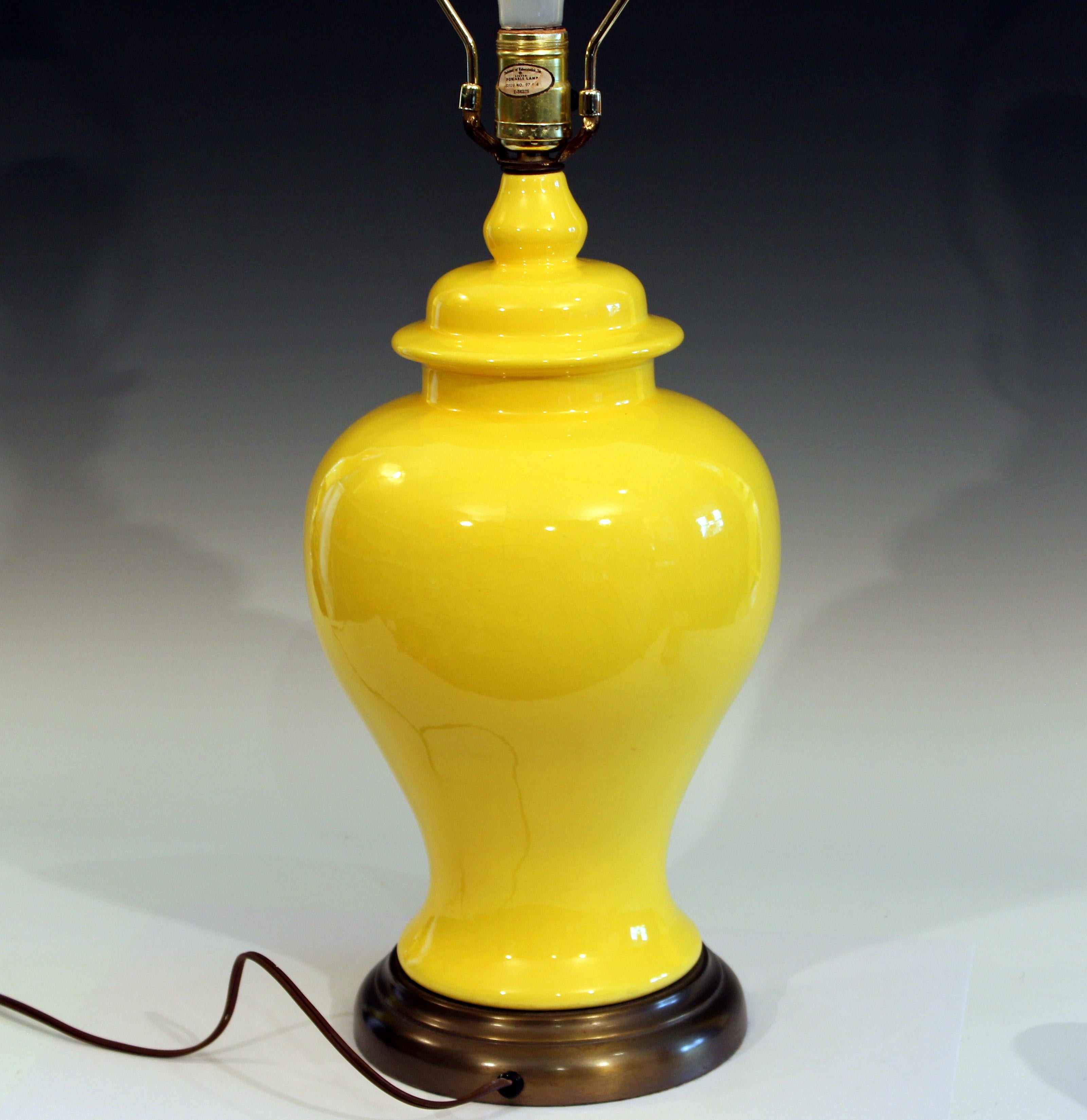 vintage haeger lamp