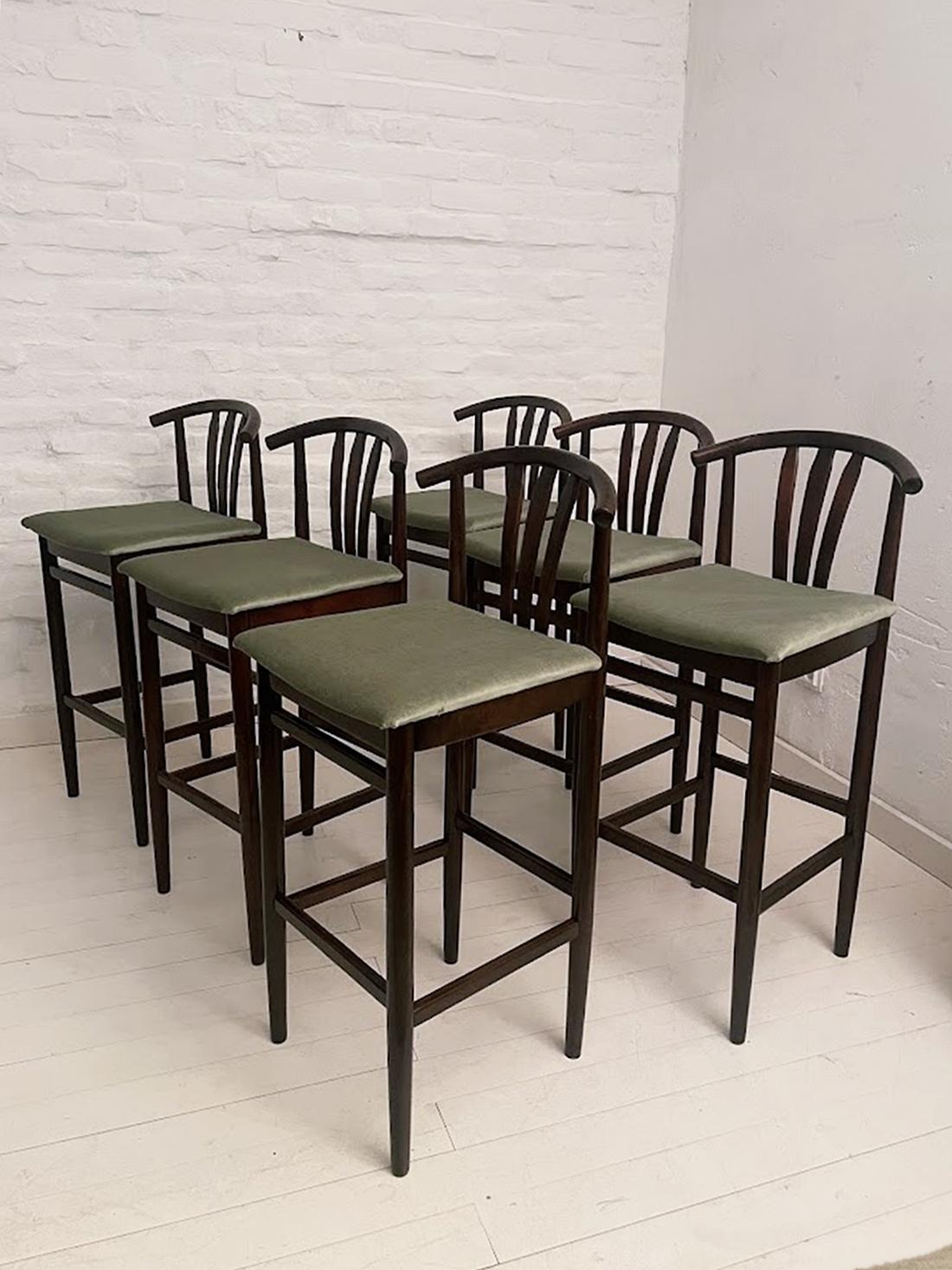 Tabourets de bar HajduThonet, Hongrie, années 1970 en vente 6