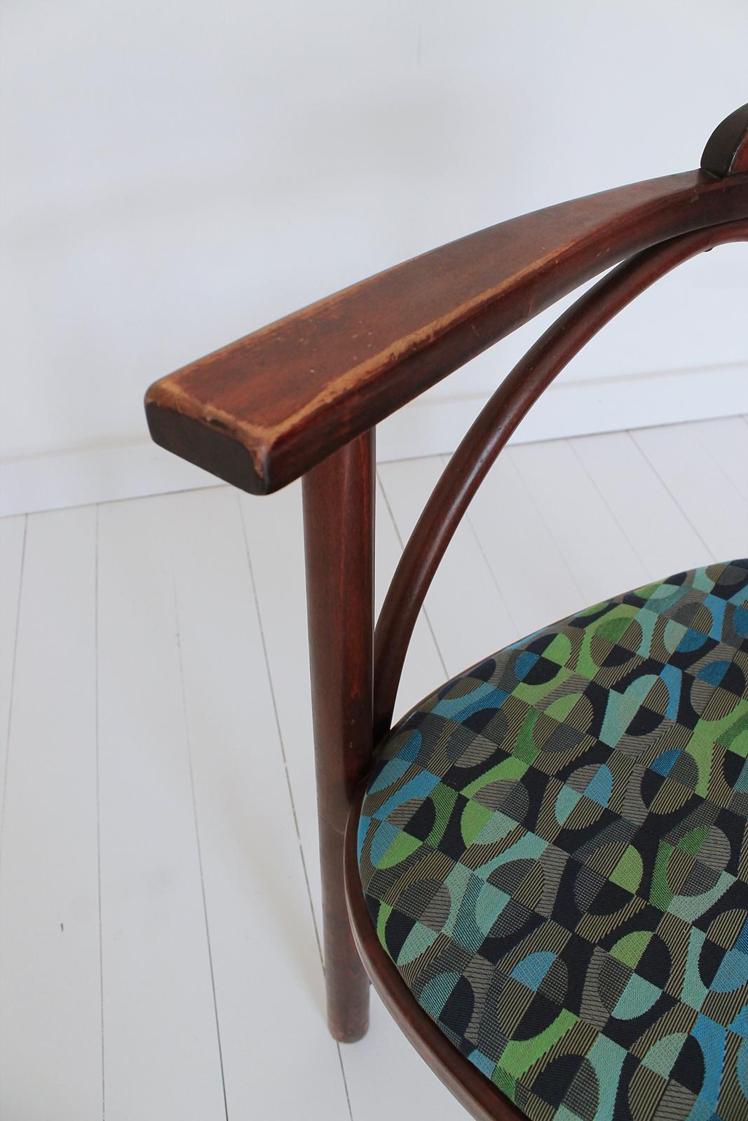 Vintage HajduThonet Schreibtischstuhl Nr 81 Rondo 1980 Ungarn 1