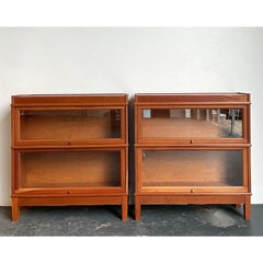 Vintage Hale Barrister Bookcases - Set of 2