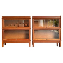 Vintage Hale Barrister Bookcases - Set of 2
