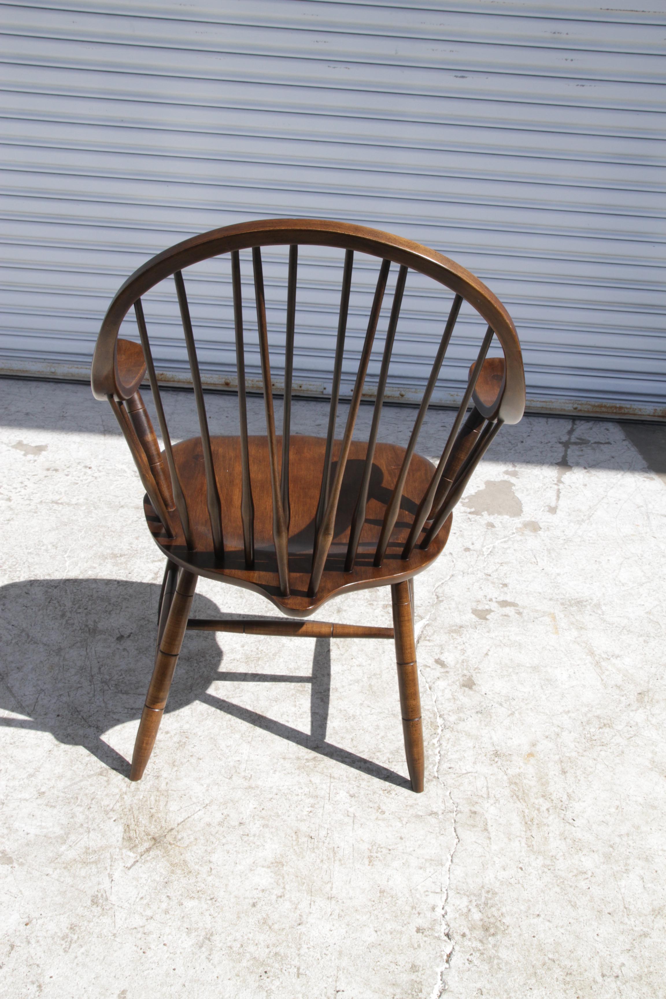 Vintage Hale of Vermont Windsor Spindle Back Dining Chair For Sale 2
