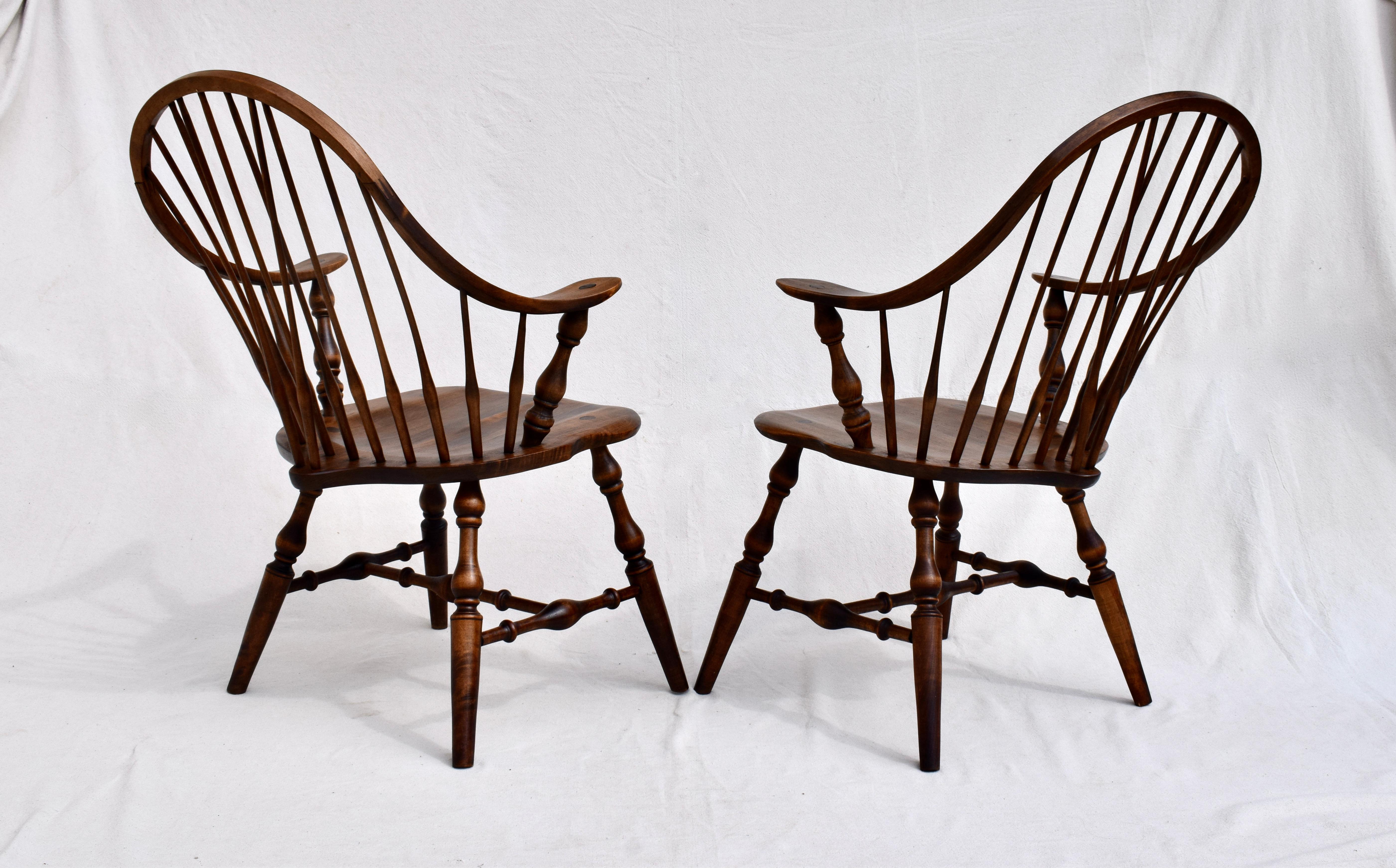 American Vintage Hale of Vermont Windsor Spindle Back Dining Chairs