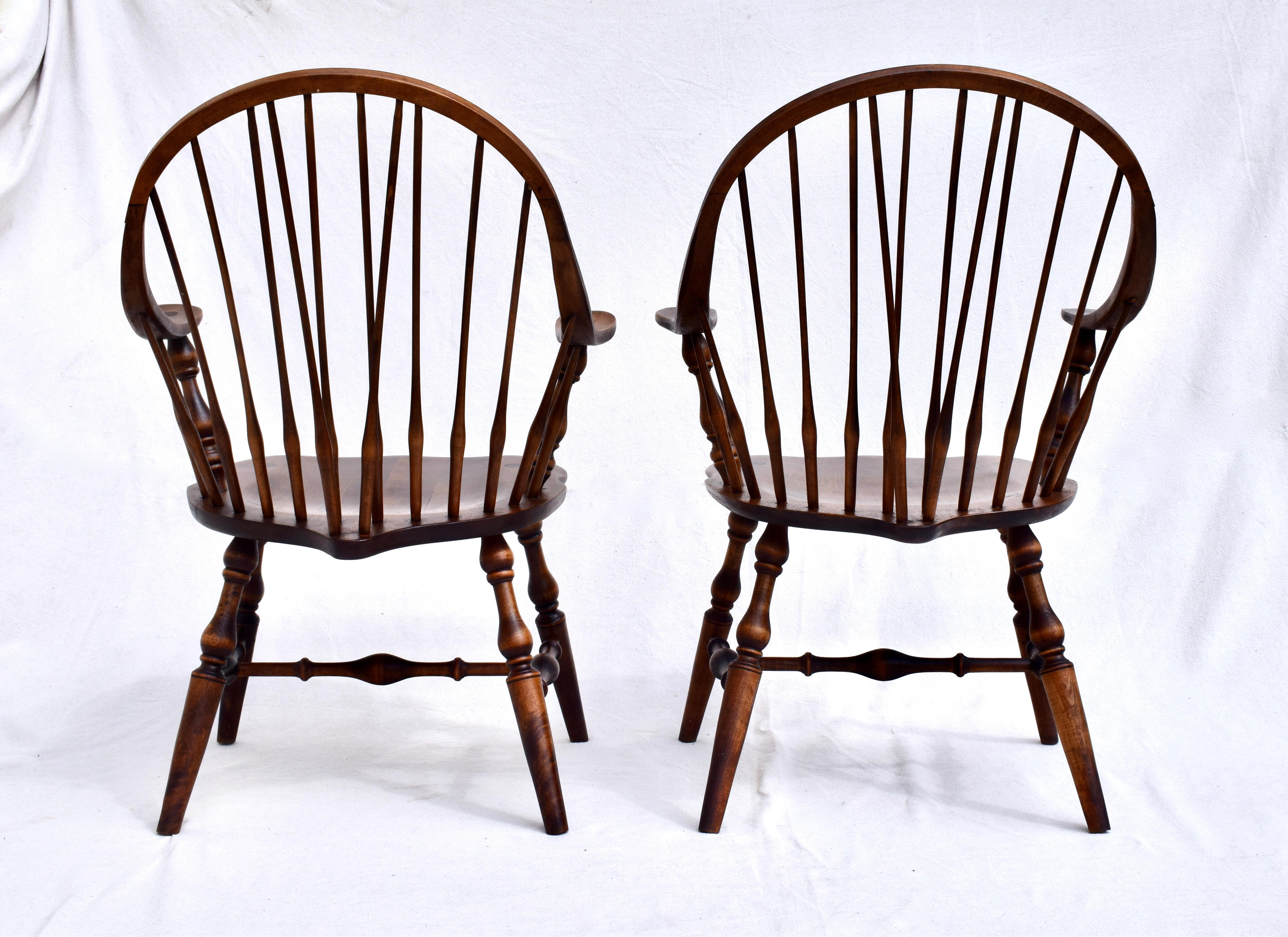 American Vintage Hale of Vermont Windsor Spindle Back Dining Chairs