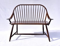 Vintage Hale of Vermont Windsor Spindle Back Prosper's Bench or Settee