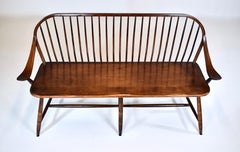 Vintage Hale of Vermont Windsor Spindle Back Prosper's Bench or Settee