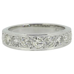 Vintage Half-Eternity Diamond Ring