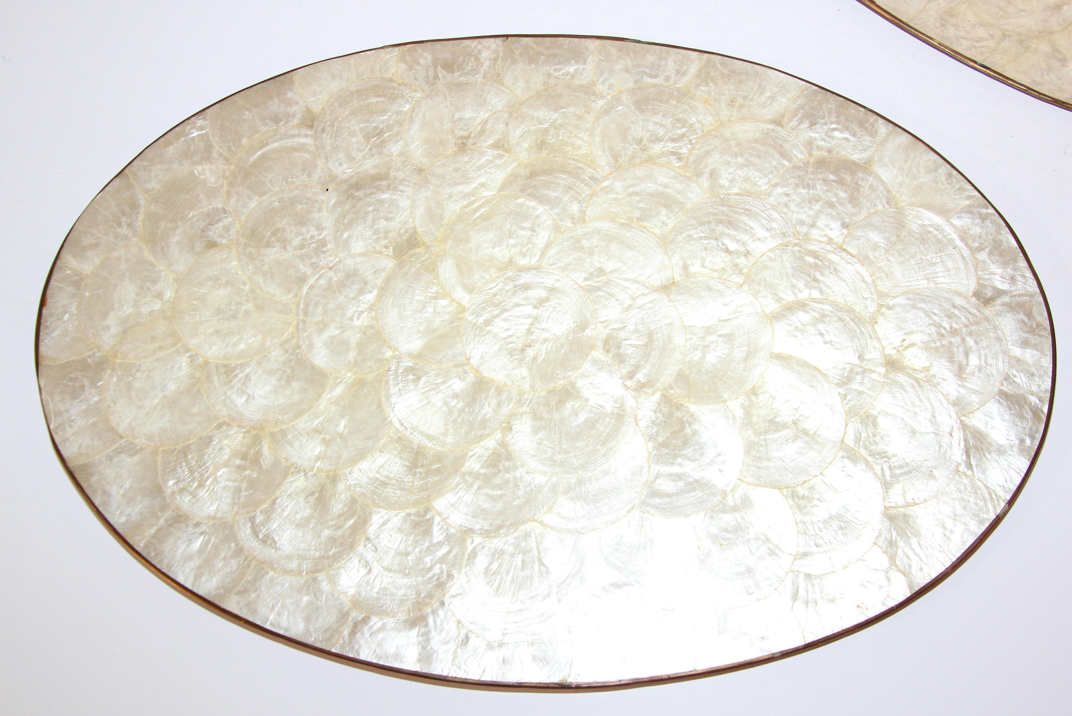 mother of pearl placemats