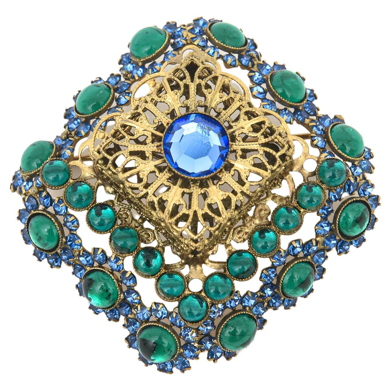 Hattie Carnegie Brooch 17 For Sale on 1stDibs