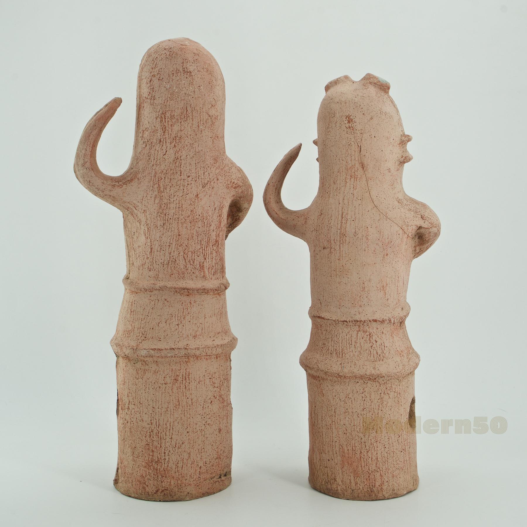 Japanese Haniwa Burial Figures Halloween Sculpture Jack-o'-lantern ...