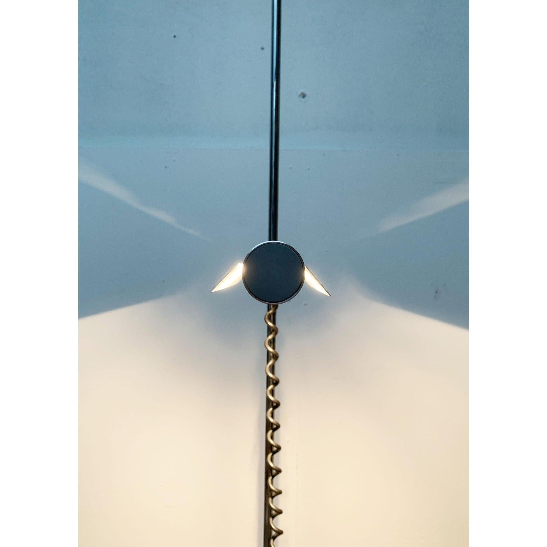 Mid-Century Modern Vintage Halo 250 Floor Lamp by Rosemarie & Rico Baltensweiler, 1970s For Sale