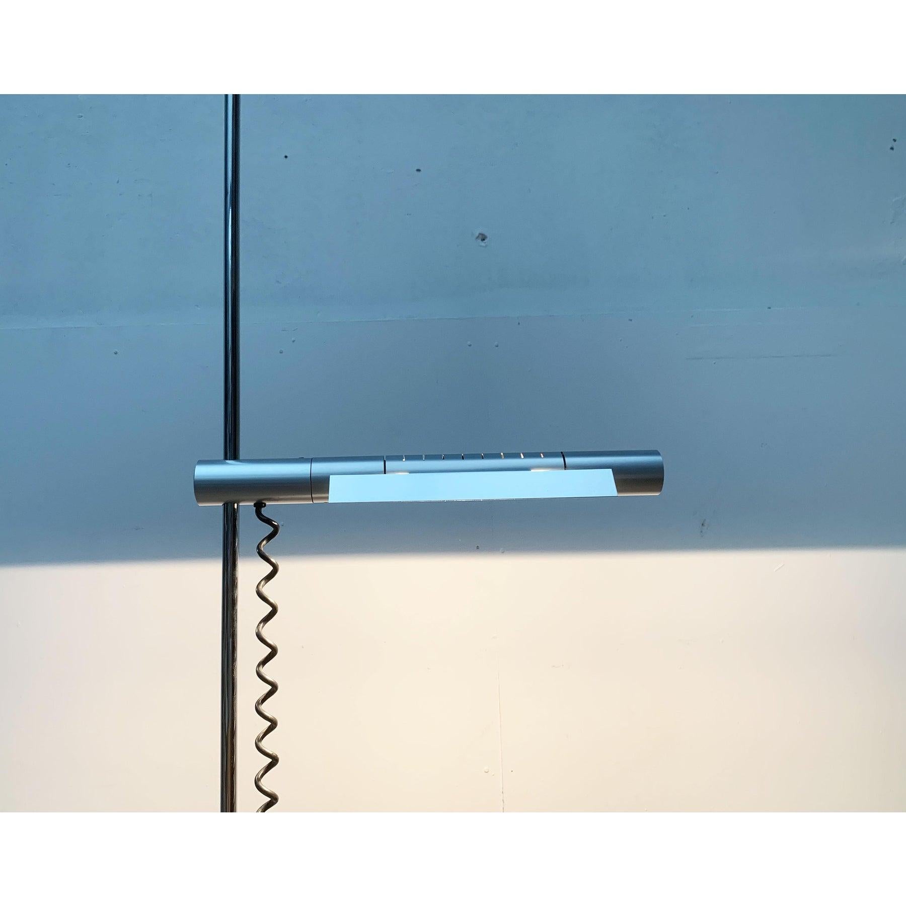 Metal Vintage Halo 250 Floor Lamp by Rosemarie & Rico Baltensweiler, 1970s For Sale