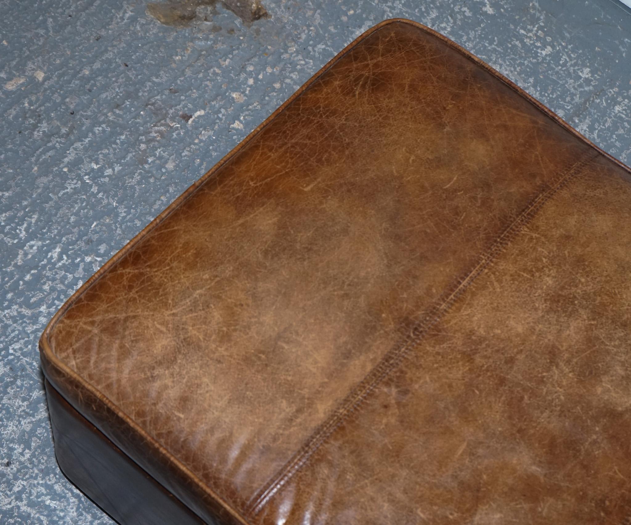 VINTAGE HALO REGGIO GROUCHO OTTOMAN FOOTSTOOL WiTH STORAGE SPACE en vente 1