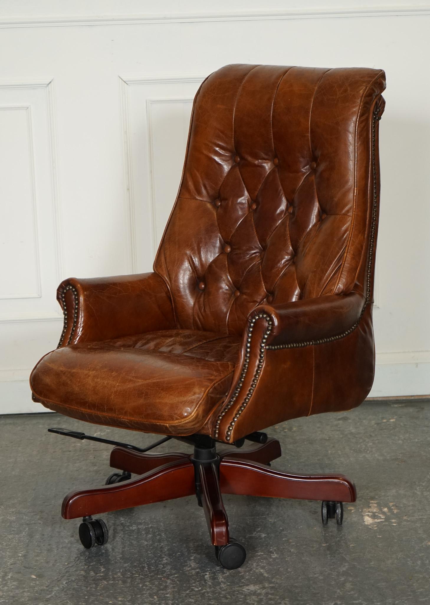 VINTAGE HALO Style SWIVEL OFFICE CHAiR VERY COMFORTABLE (Britisch)
