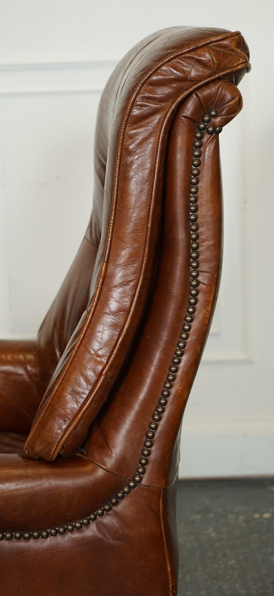 VINTAGE HALO Style SWIVEL OFFICE CHAiR VERY COMFORTABLE im Zustand „Gut“ in Pulborough, GB