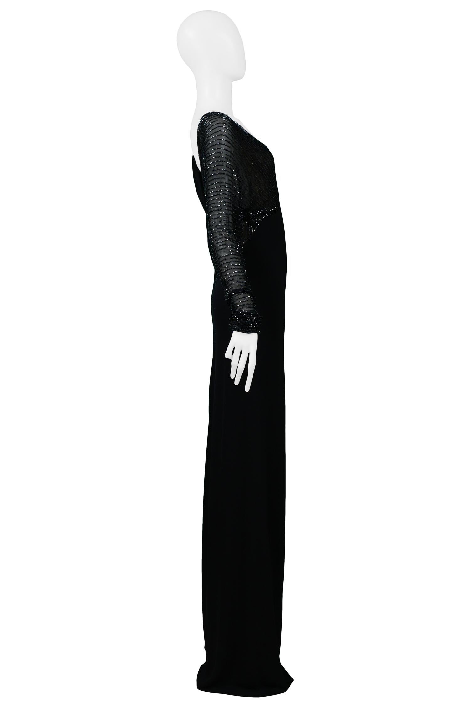 black vintage halston