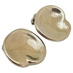 Orecchini a clip vintage firmati Halston