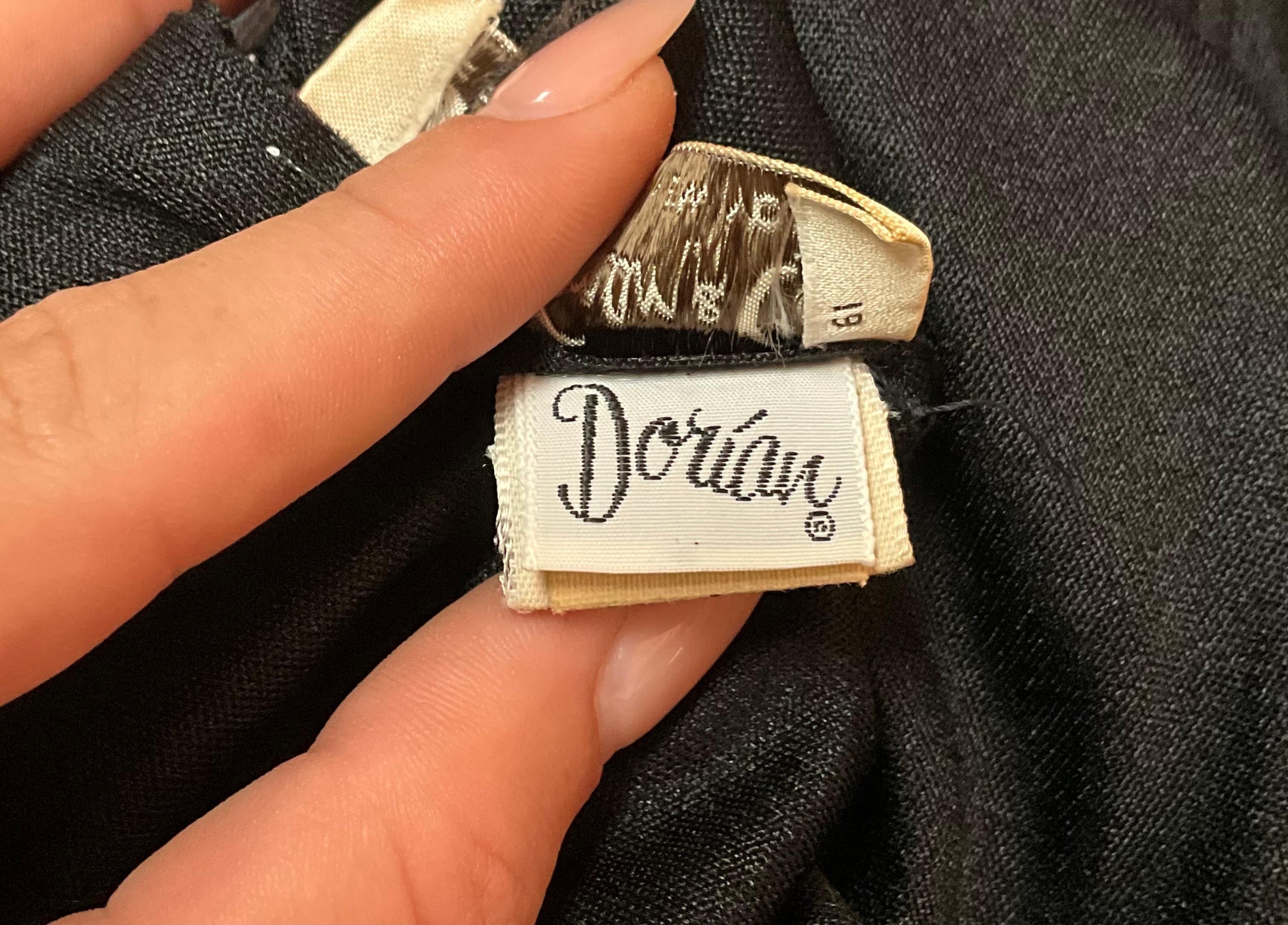 Vestido Columna Halston Vintage 6