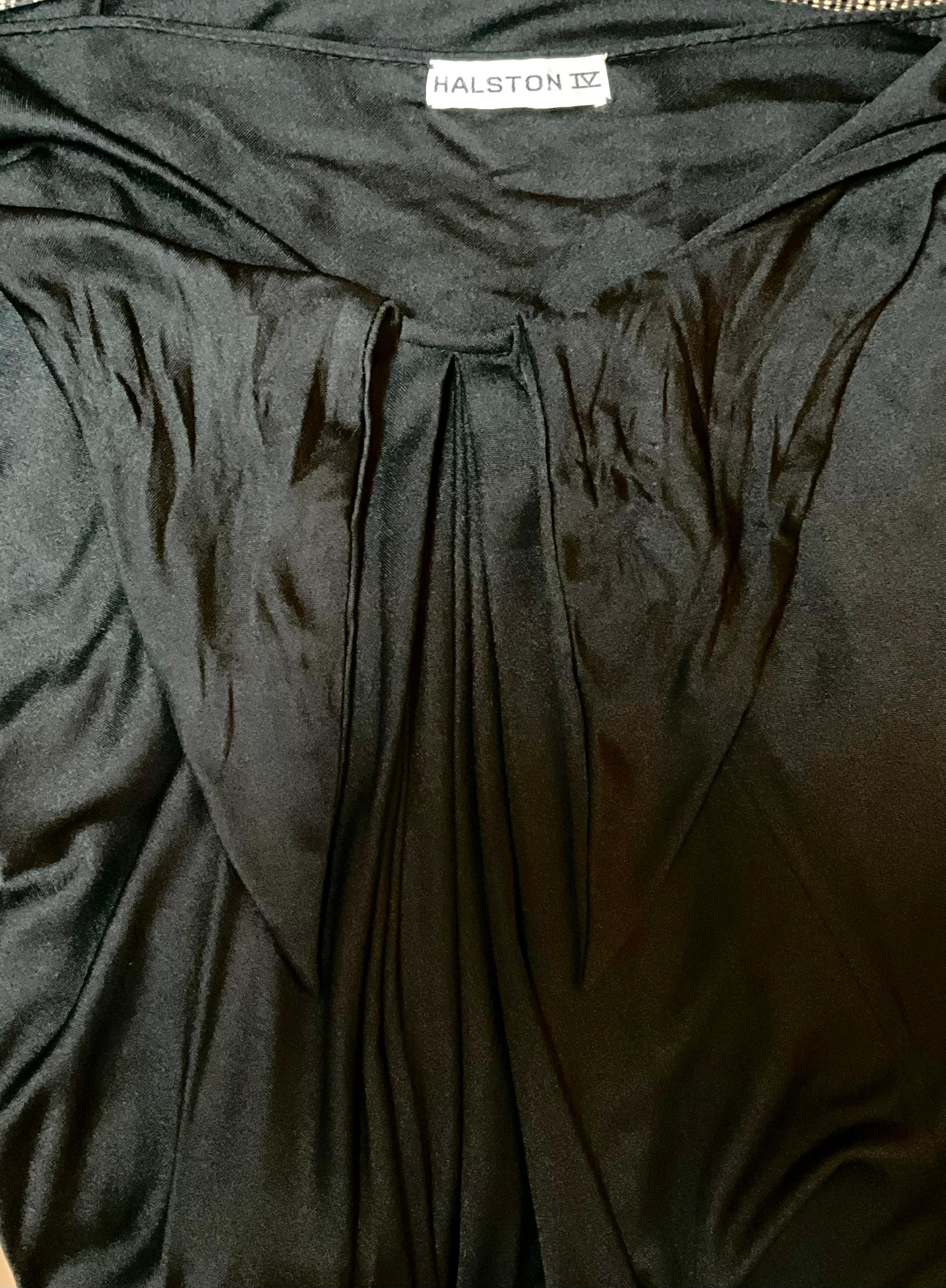 Vestido Columna Halston Vintage 7