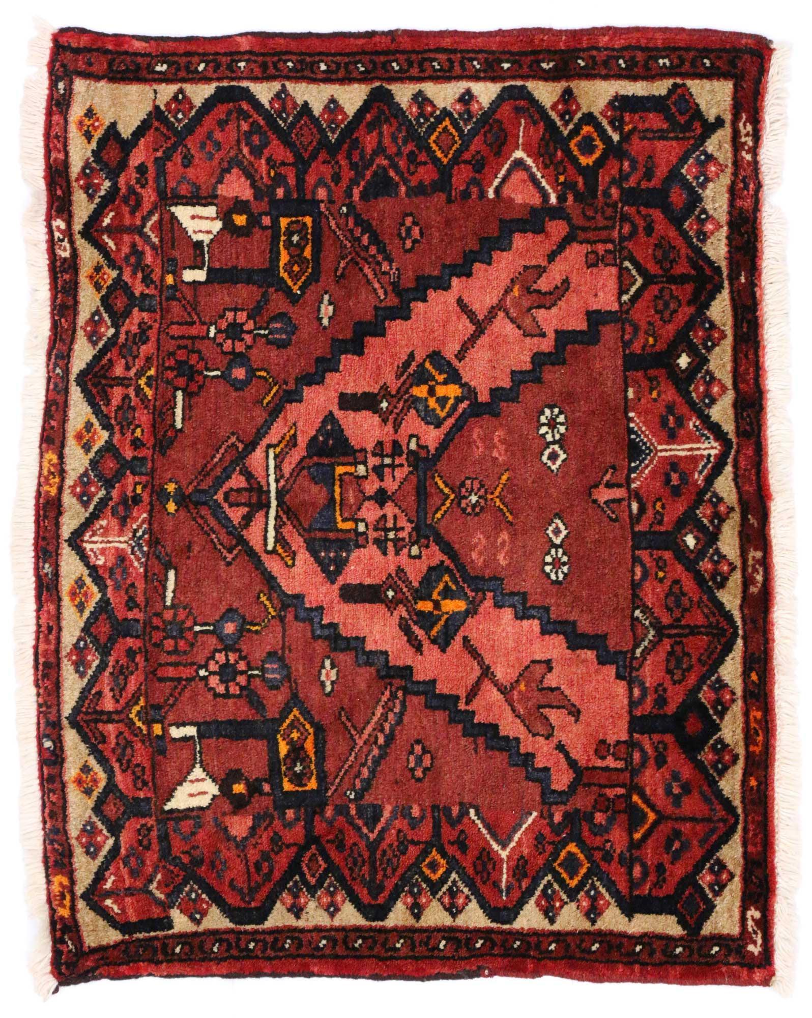 Modern Vintage Persian Hamadan Rug For Sale
