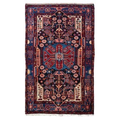 Vintage Hamadan Rug 5'0'' x 8'2''