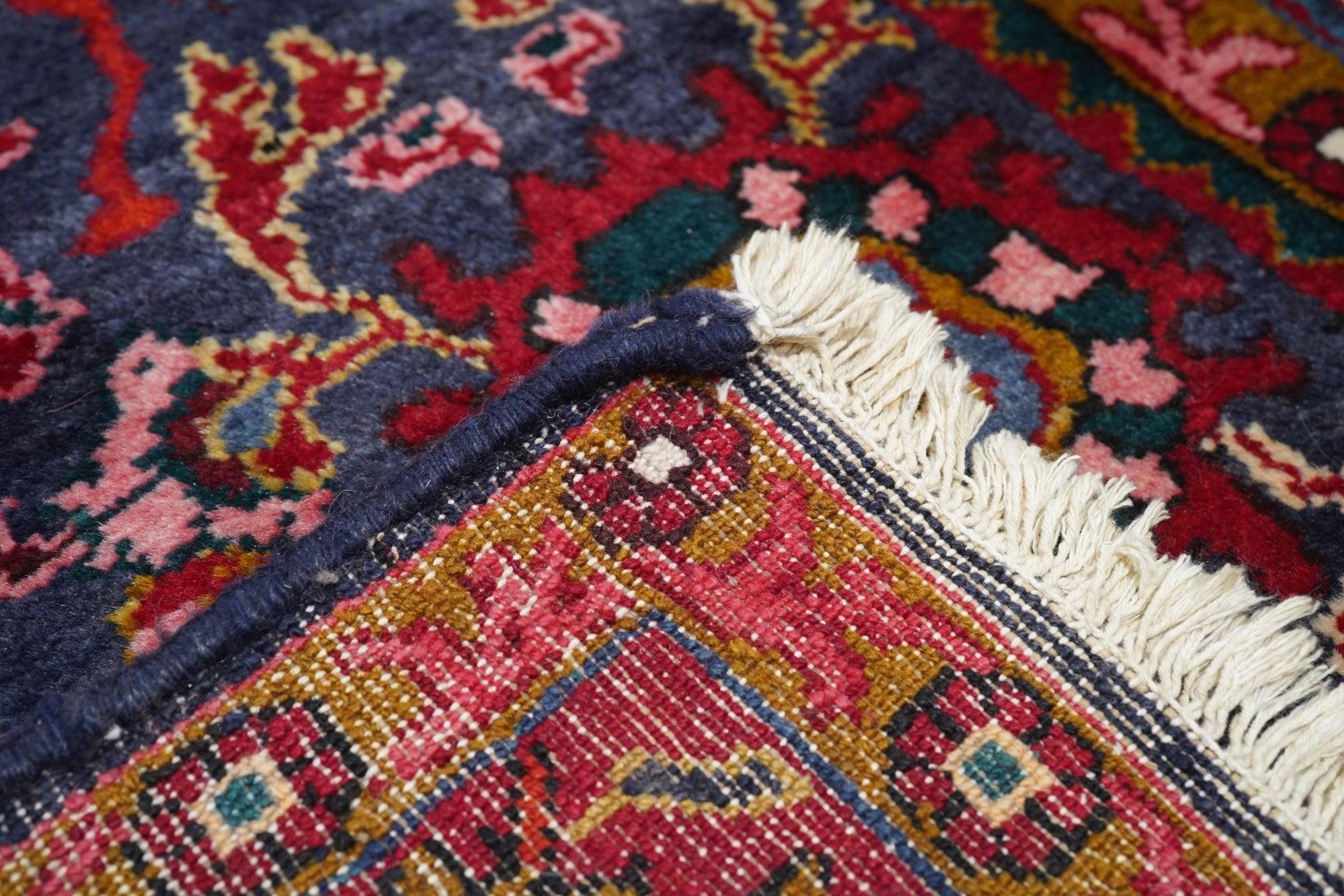 Vintage Hamadan Rug 7'5'' x 11'5'' For Sale 4