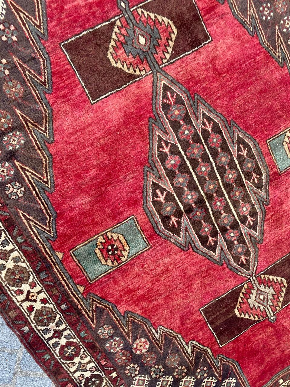 Hamadan Teppich im Vintage-Stil im Angebot 4