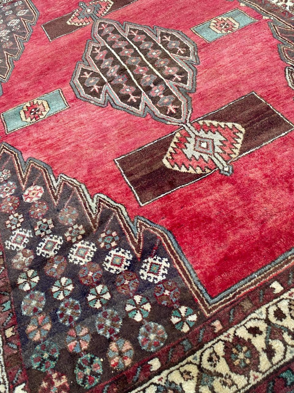 Hamadan Teppich im Vintage-Stil im Angebot 6