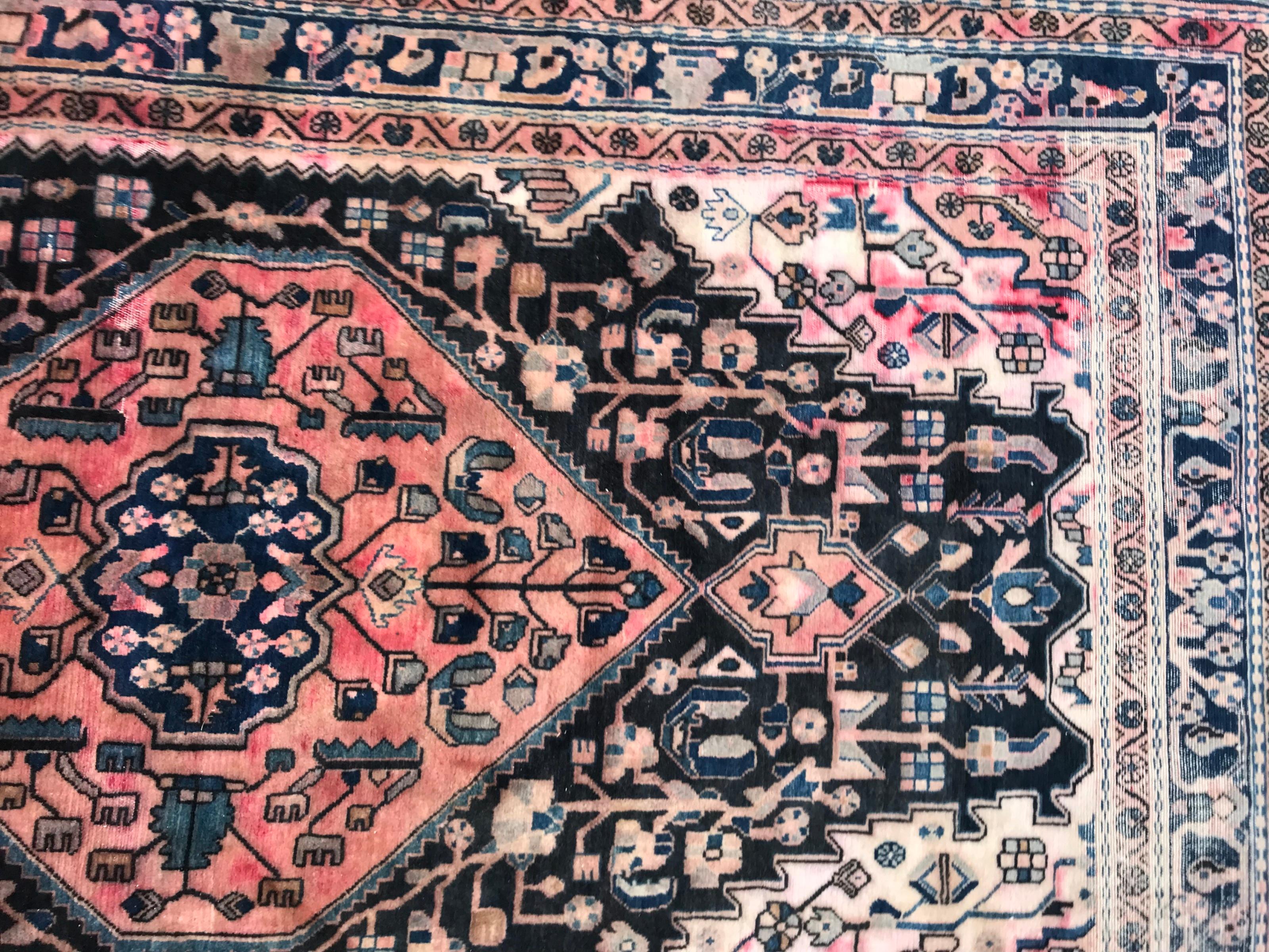 Kazak Vintage Hamadan Rug For Sale