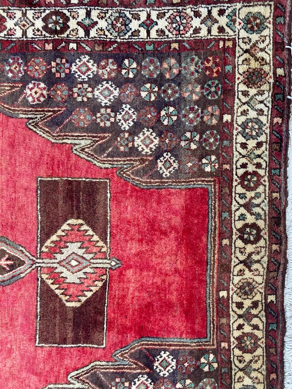 Hamadan Teppich im Vintage-Stil (Asiatisch) im Angebot