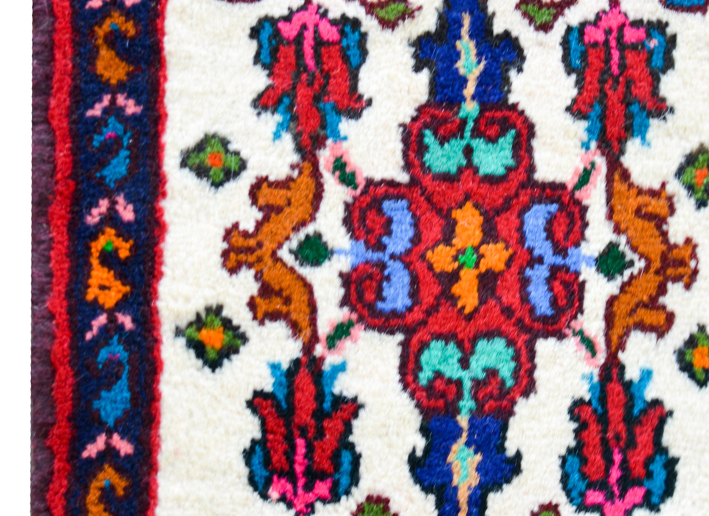 Persian Vintage Hamadan Rug For Sale