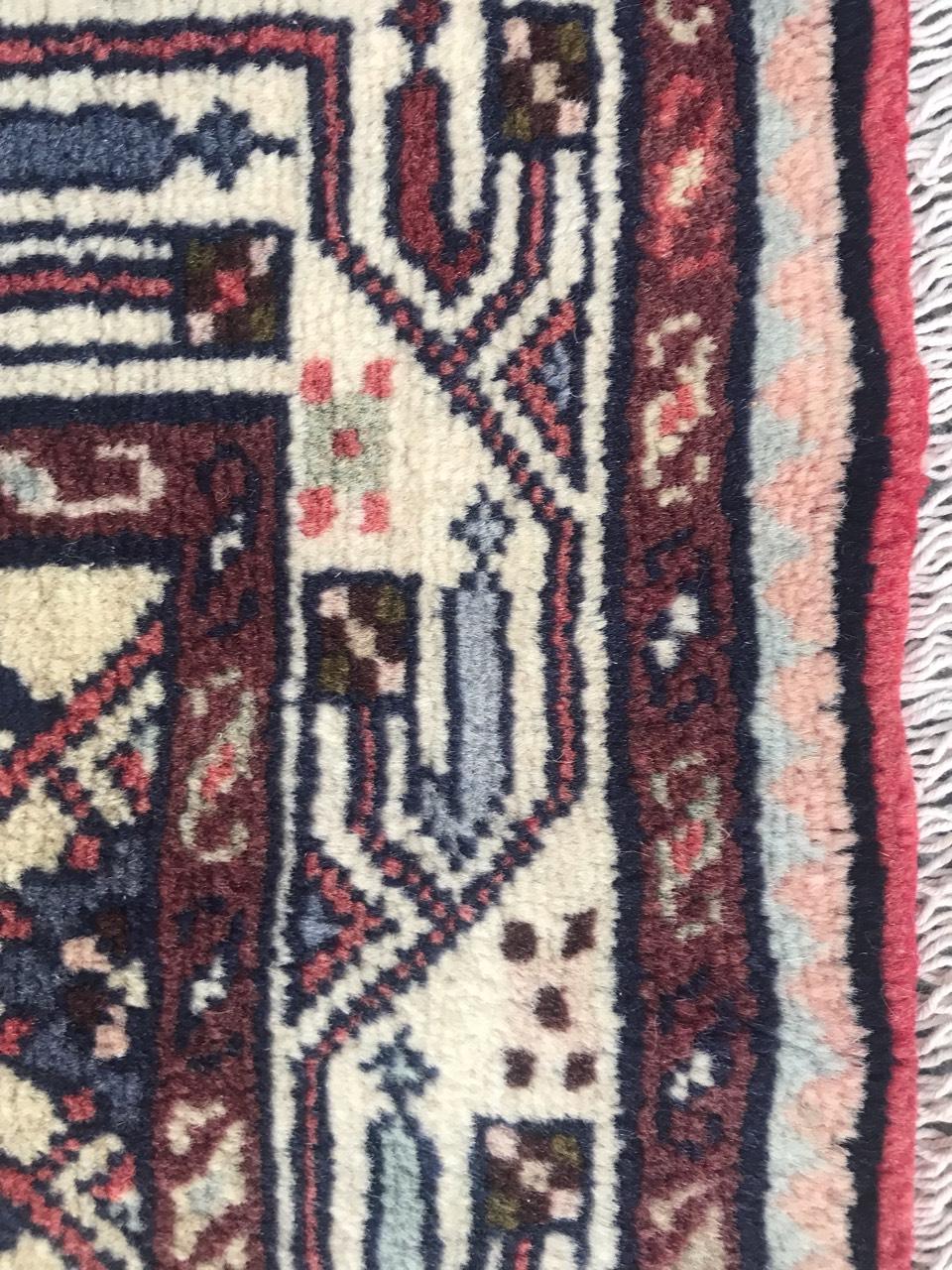 Hand-Knotted Vintage Hamadan Rug For Sale